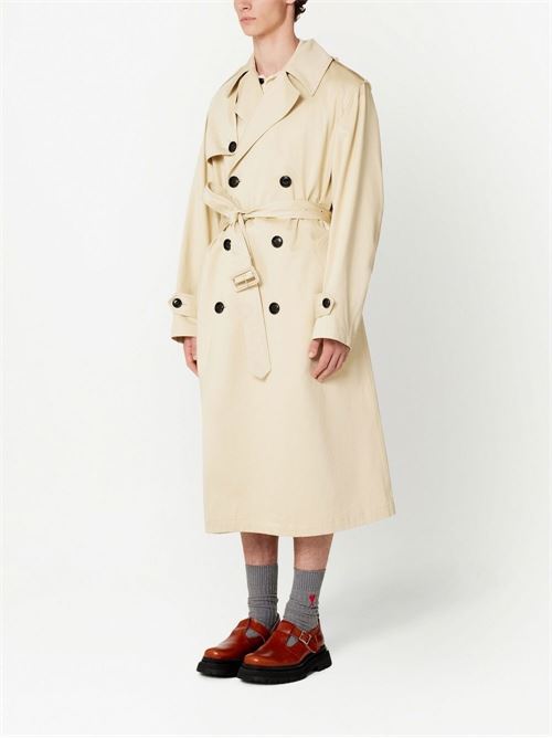 Satin trench coat AMI PARIS | UCO106CO0009709